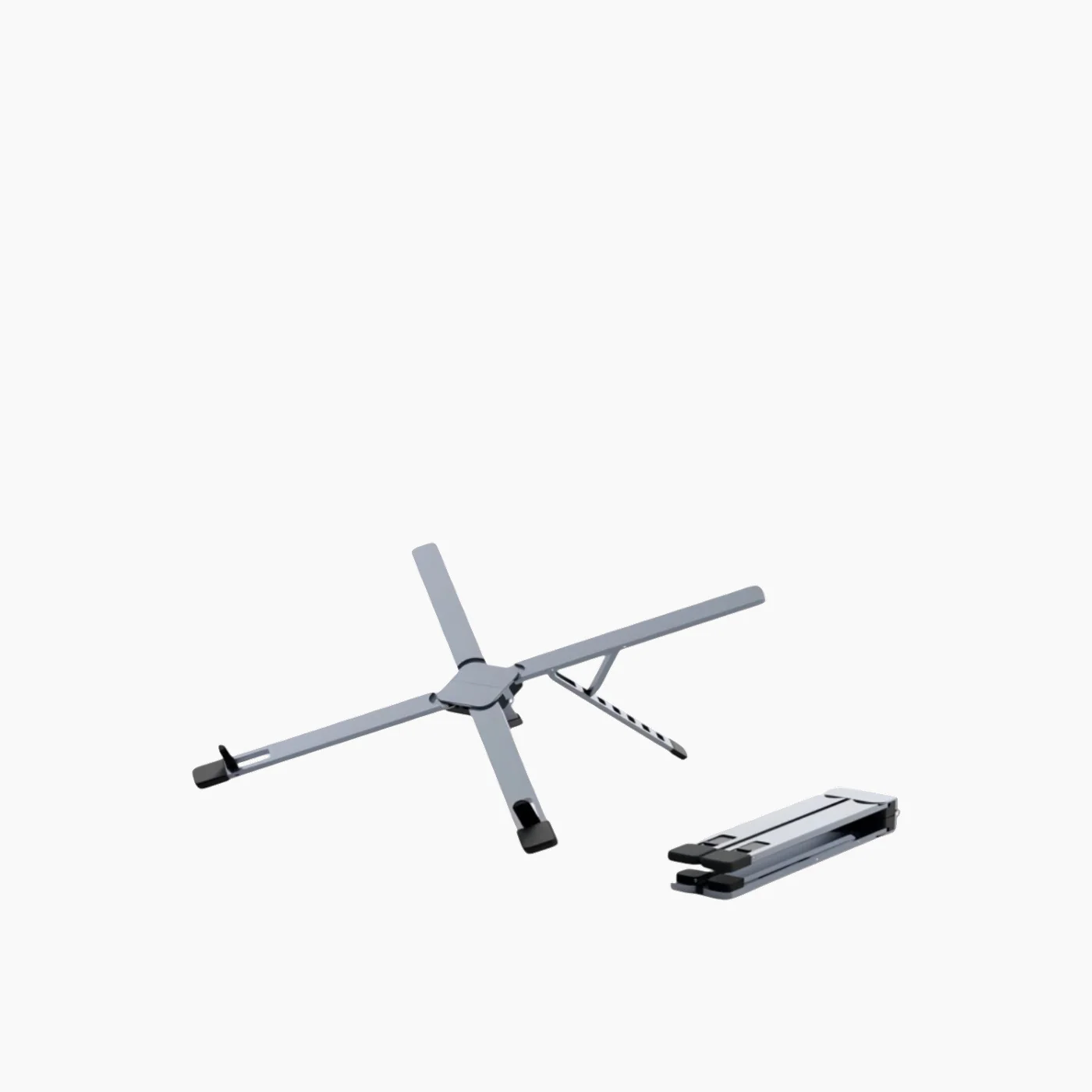 Alloy Portable Aluminum Foldable Laptop X Shape Stand
