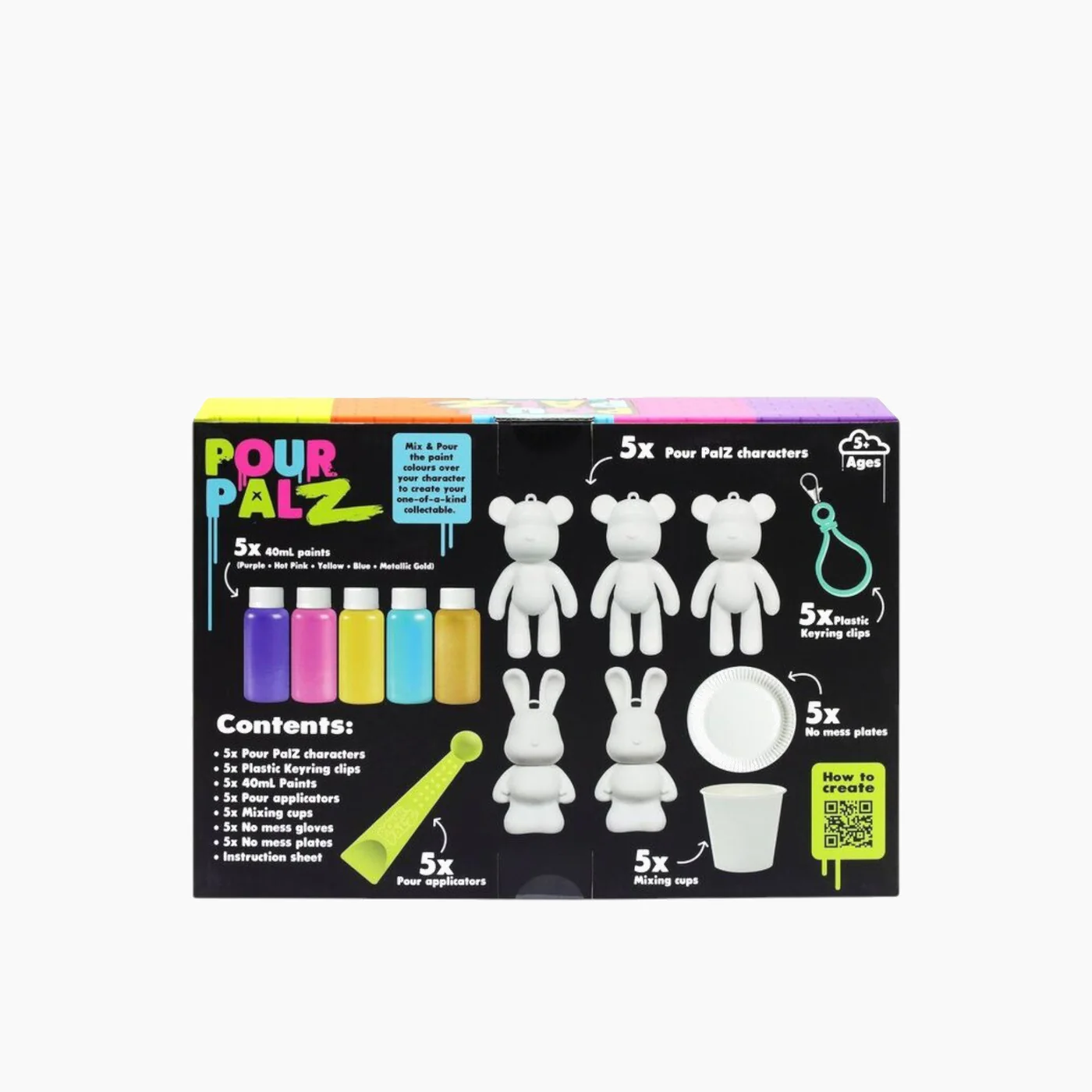 Pour Palz Mini Keyring Party Pack Diy Kit - Image 2