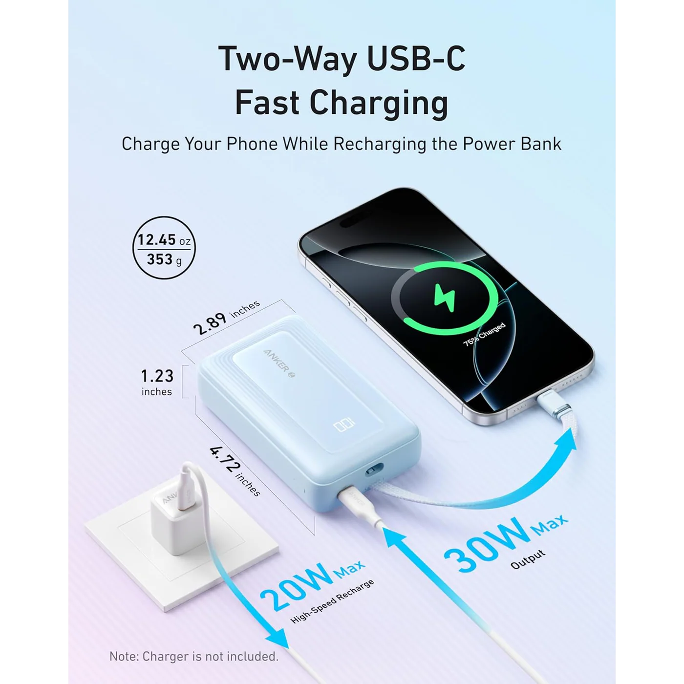 Anker Power Bank Built-In USB-C Cable - Image 15
