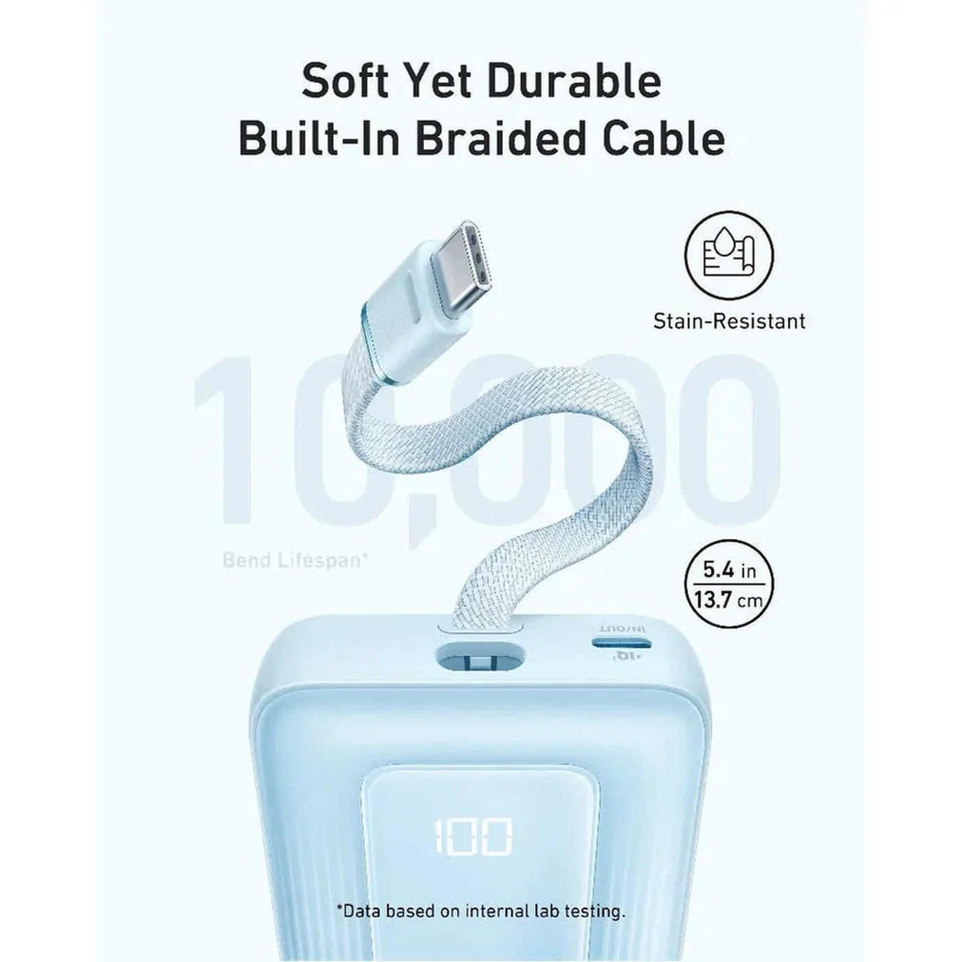 Anker Power Bank Built-In USB-C Cable - Image 4