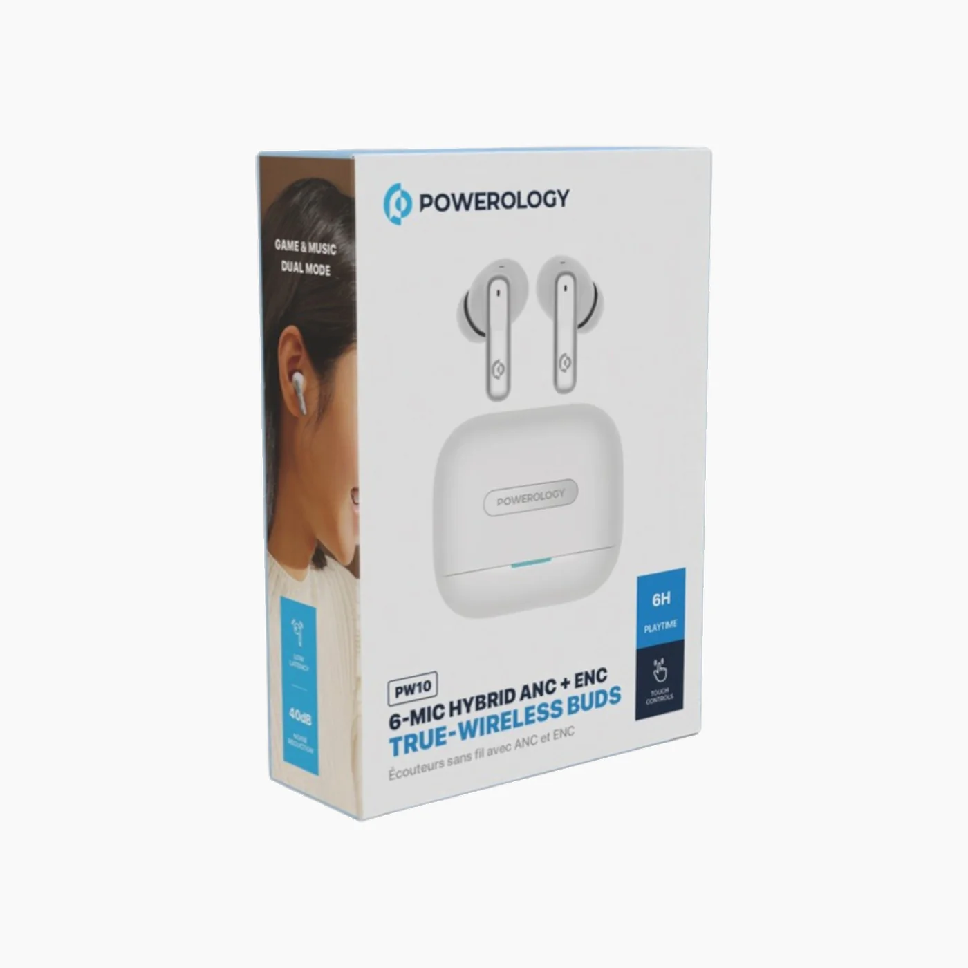 Powerology 6 Mic Hybrid True Wireless Buds - Image 7