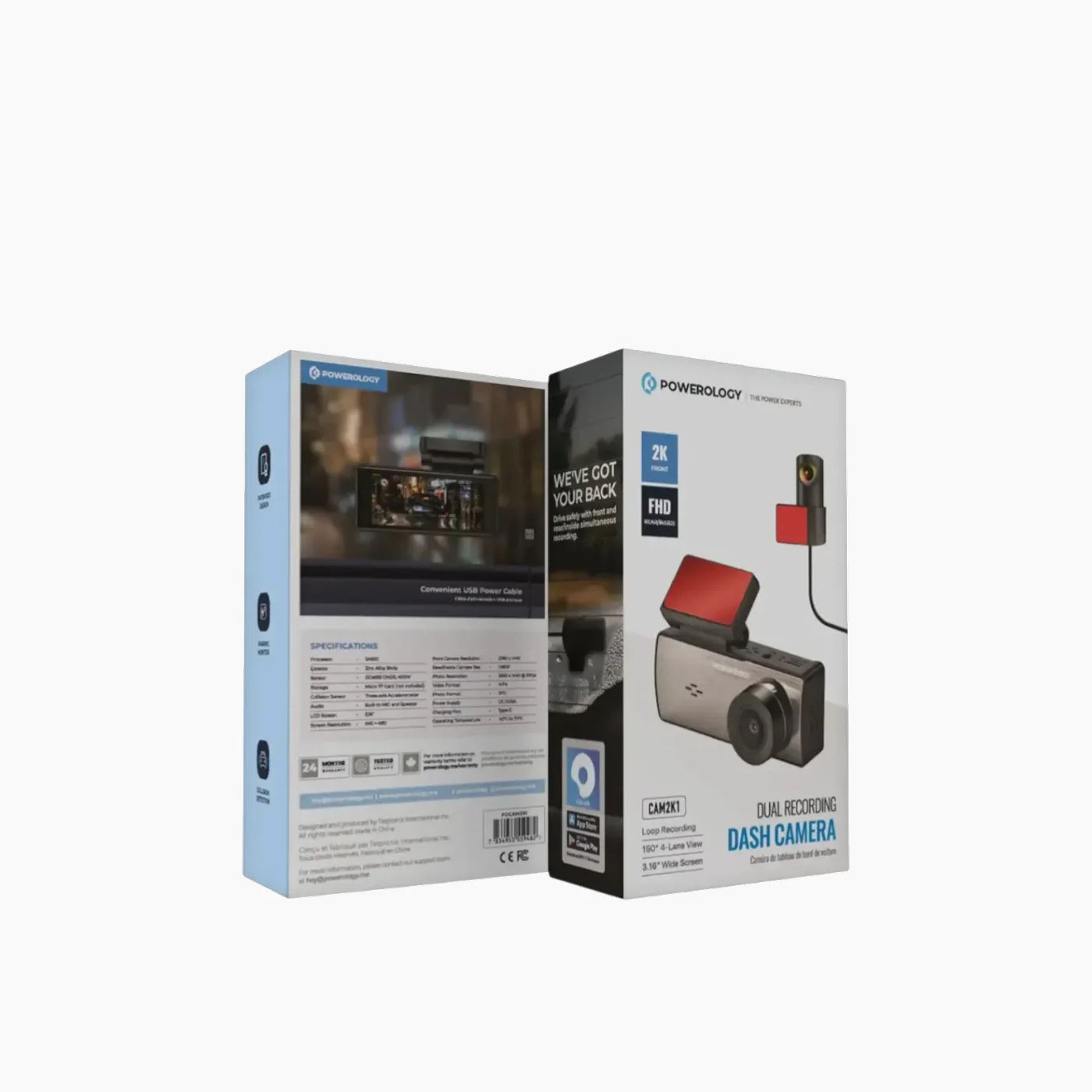 Powerology Dual Recording Dash Camera - Image 3