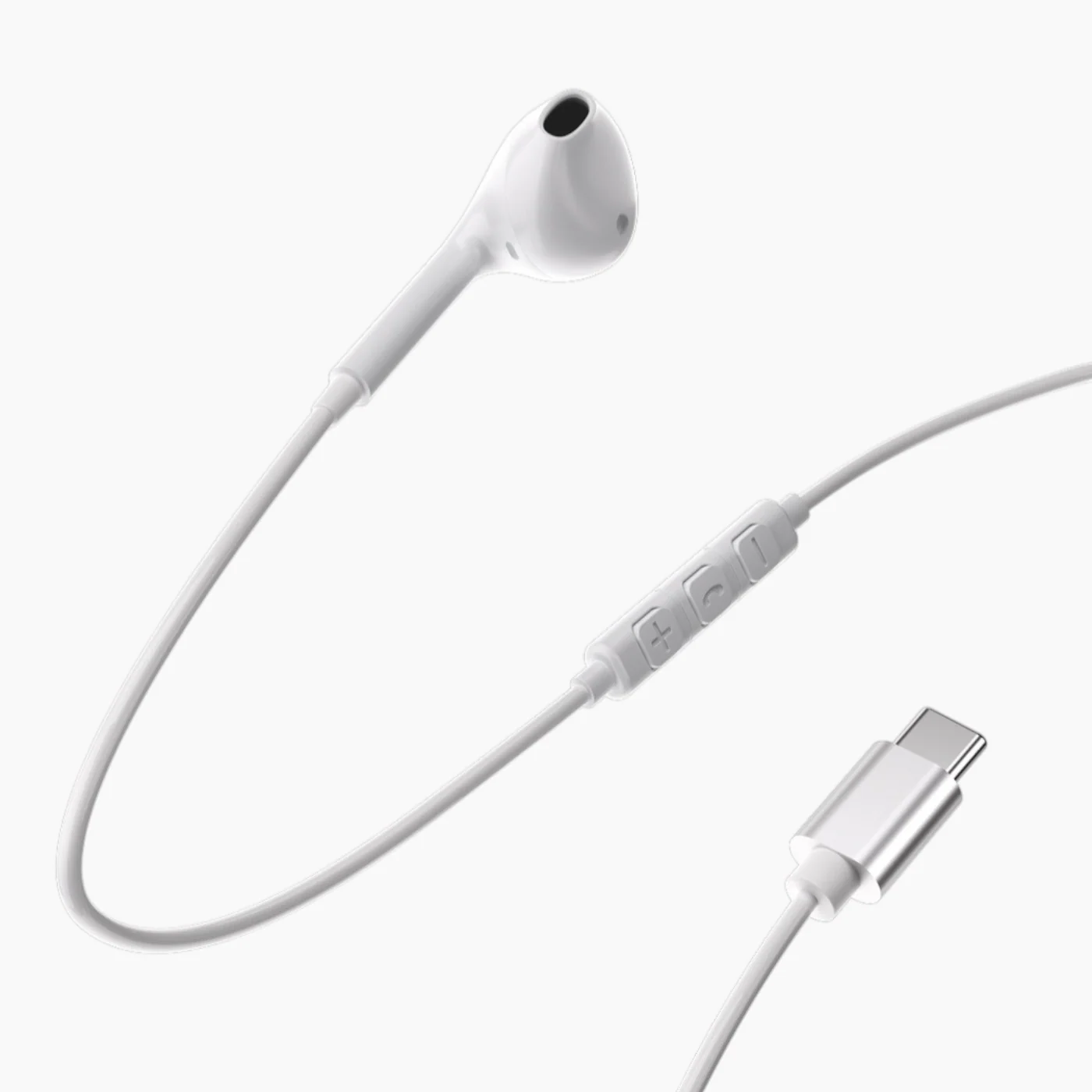 Powerology Mono USB-C Earphones (1.2M) - Image 2