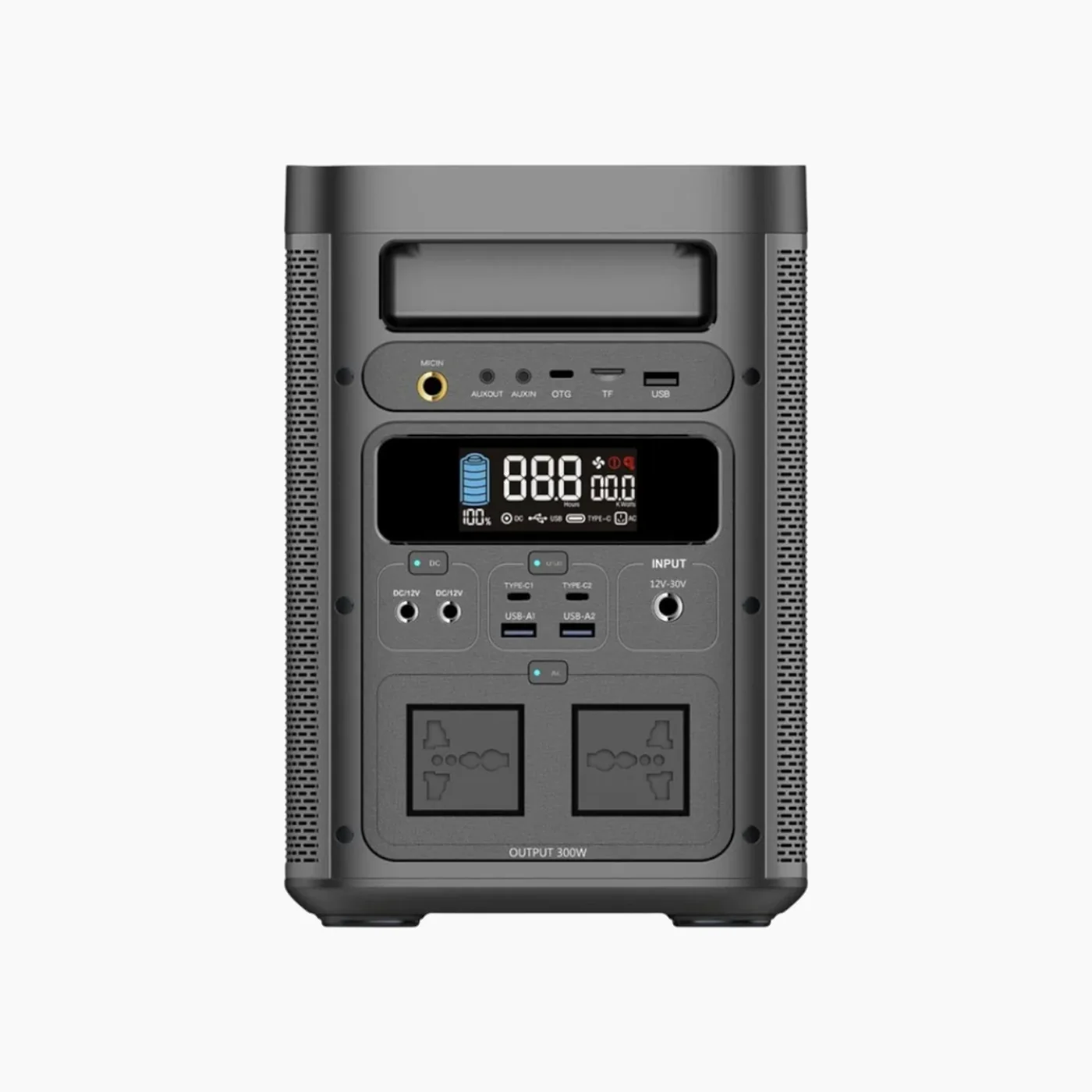 Powerology Portable Generator Integrated Hi-Fi Sound System (300W)