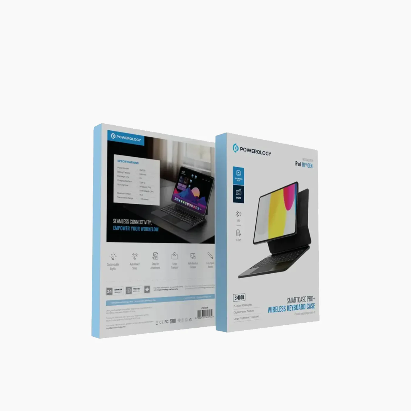 TOTU Powerology Smart Case Pro+ Wireless Keyboard Case - Image 3