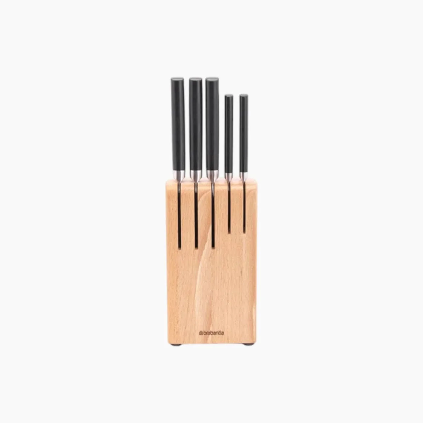 Brabantia Profile 5 Knives in Wood Block - Image 3