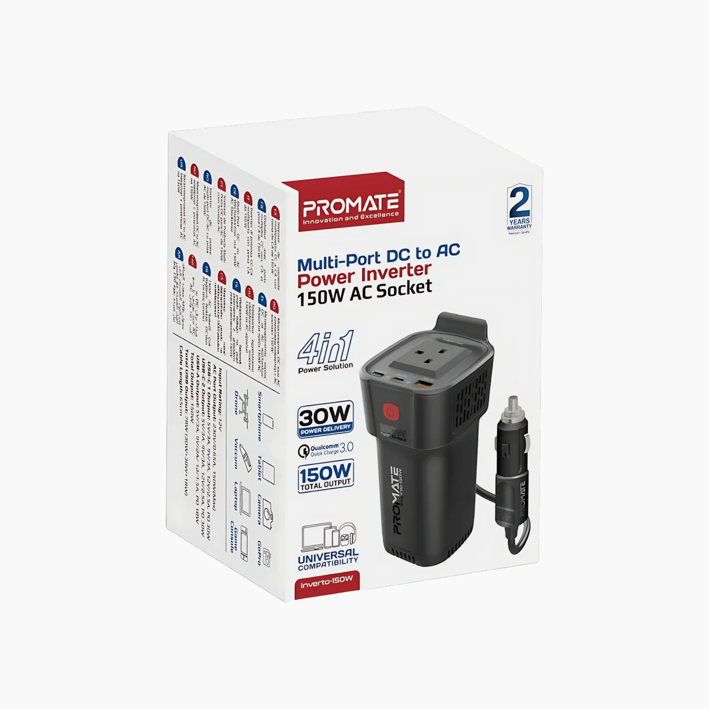 PROMATE Inverto-150W Power Inverter - Image 3