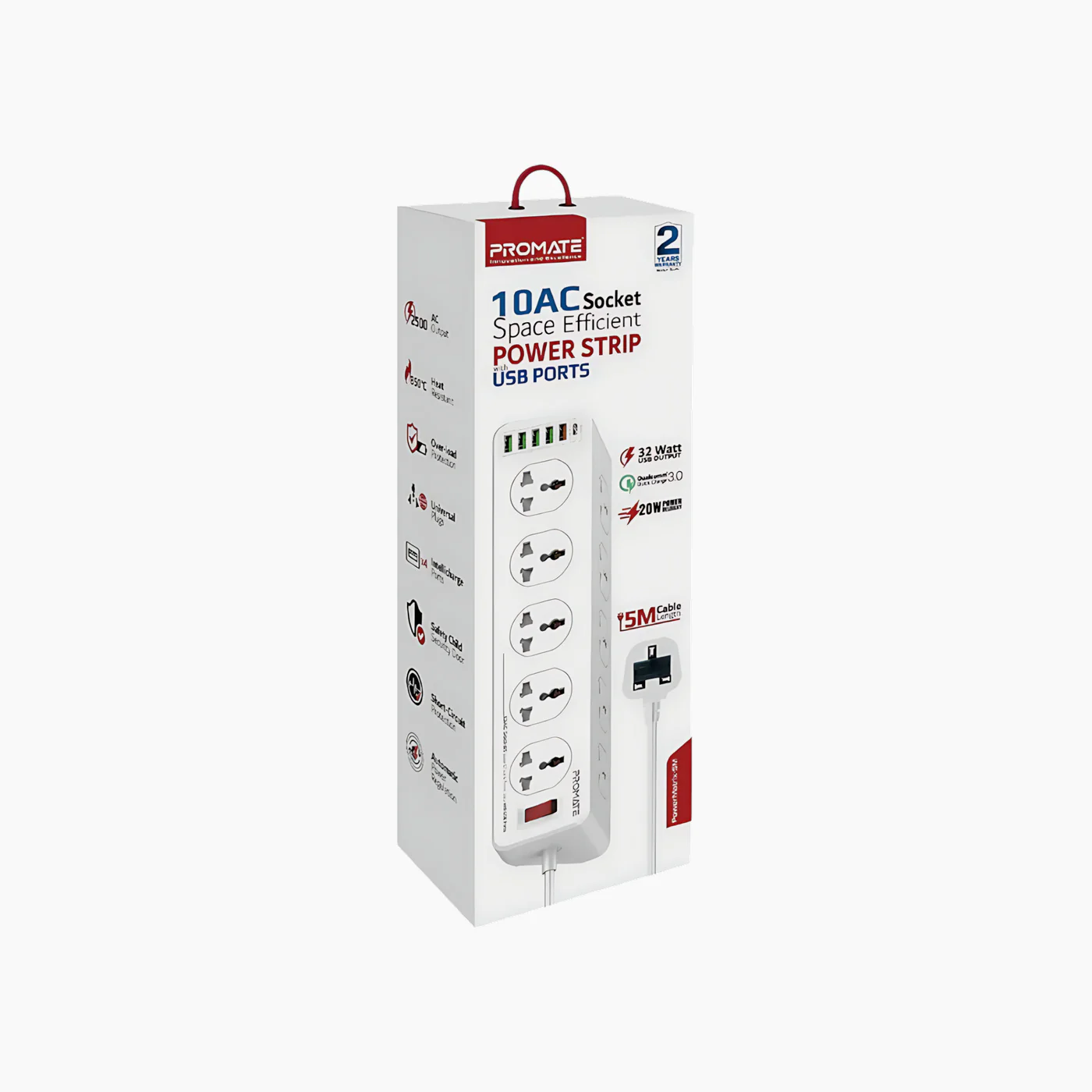 PROMATE PowerMatrix-5M Power Strip - Image 4