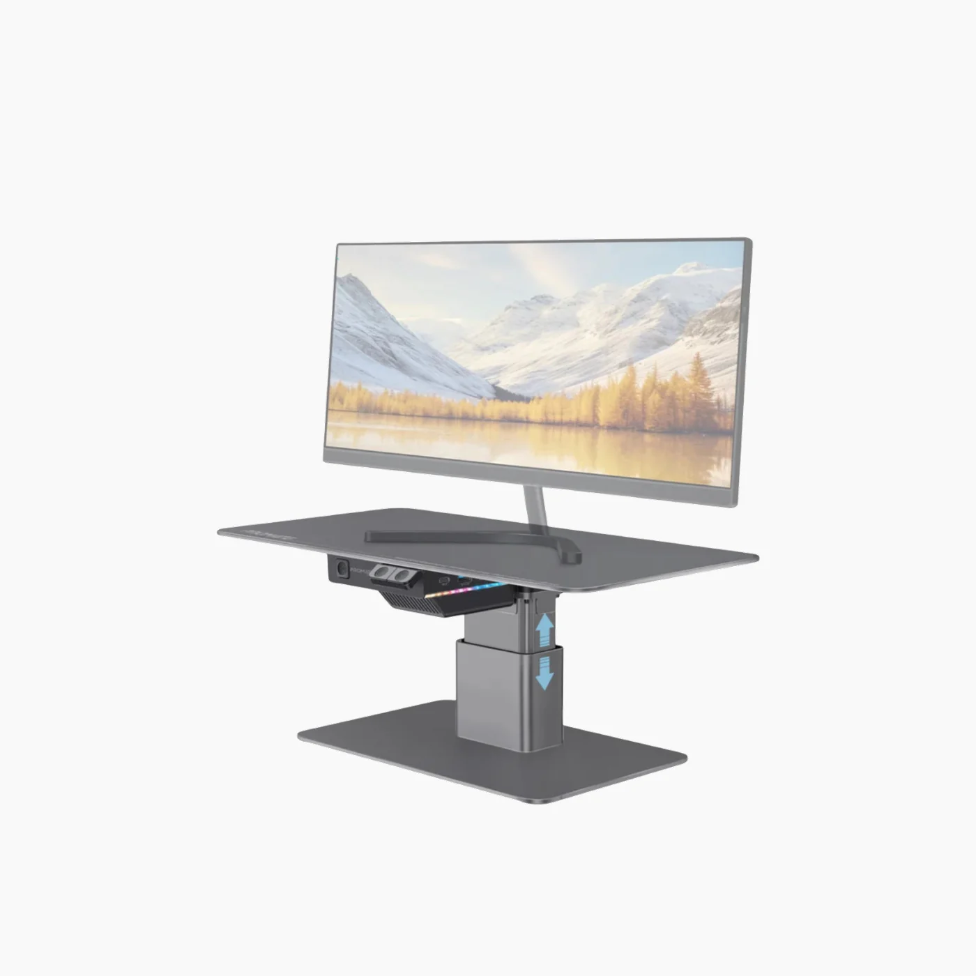 PROMATE Raizer Monitor & Laptop Stand With Built-In USB Hub