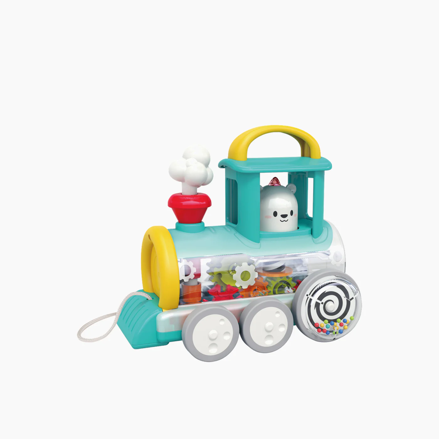 Hola Pull Along Train Engine Toy - Image 3
