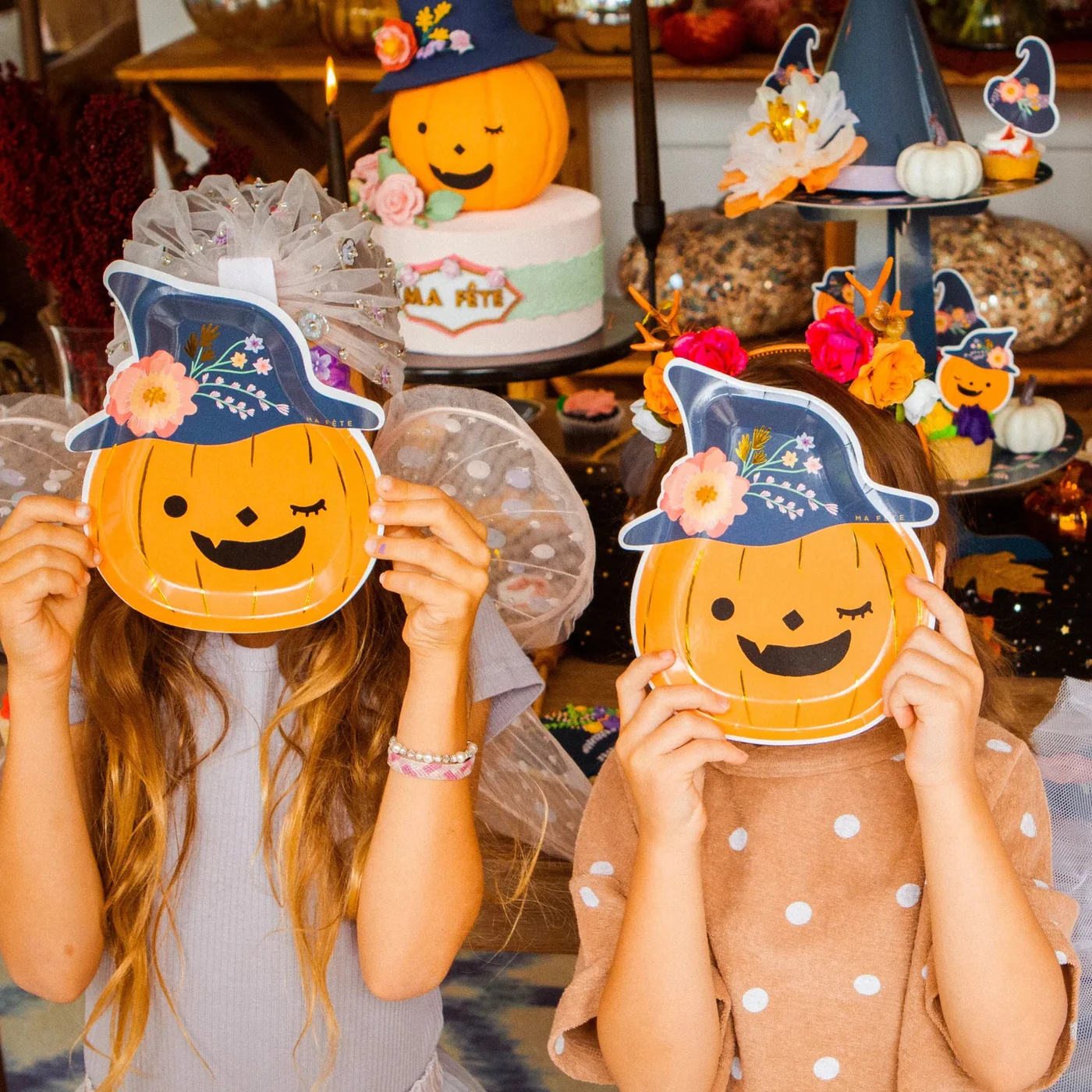 Ma Fete Pumpkin Dessert Plates - Set of 8 - Image 7