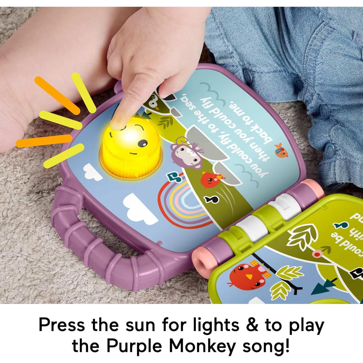 Fisher-Price Purple Monkey Book - Image 5