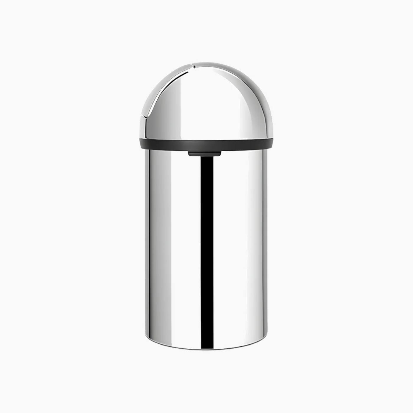 Lekue Push Bin 60 Liter Brilliant Steel