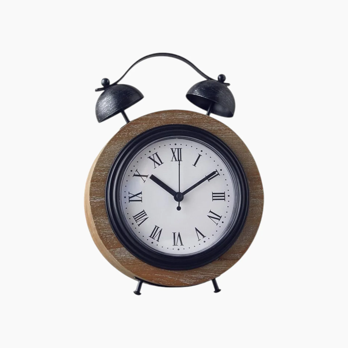 EH Living Quadro Wooden Clock 18x26x6,5 cm Natural