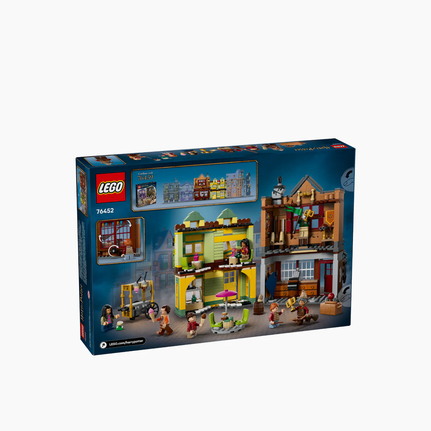 LEGO Quality Quidditch Supplies & Ice Cream Parlour- 795 Pcs