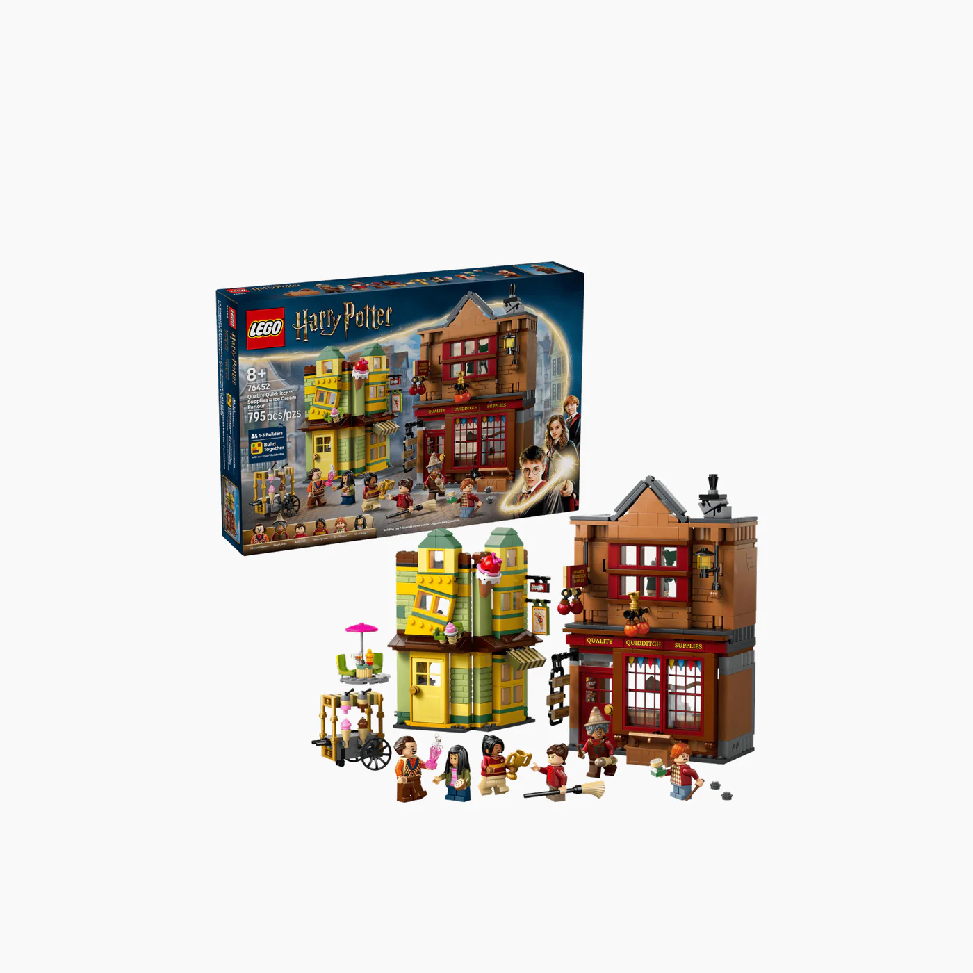 LEGO Quality Quidditch Supplies & Ice Cream Parlour- 795 Pcs - Image 2