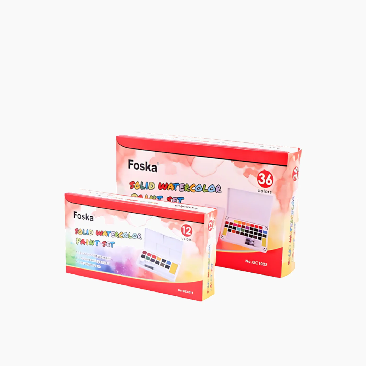 Foska Quality Solid Watercolor Paint Set - Image 3