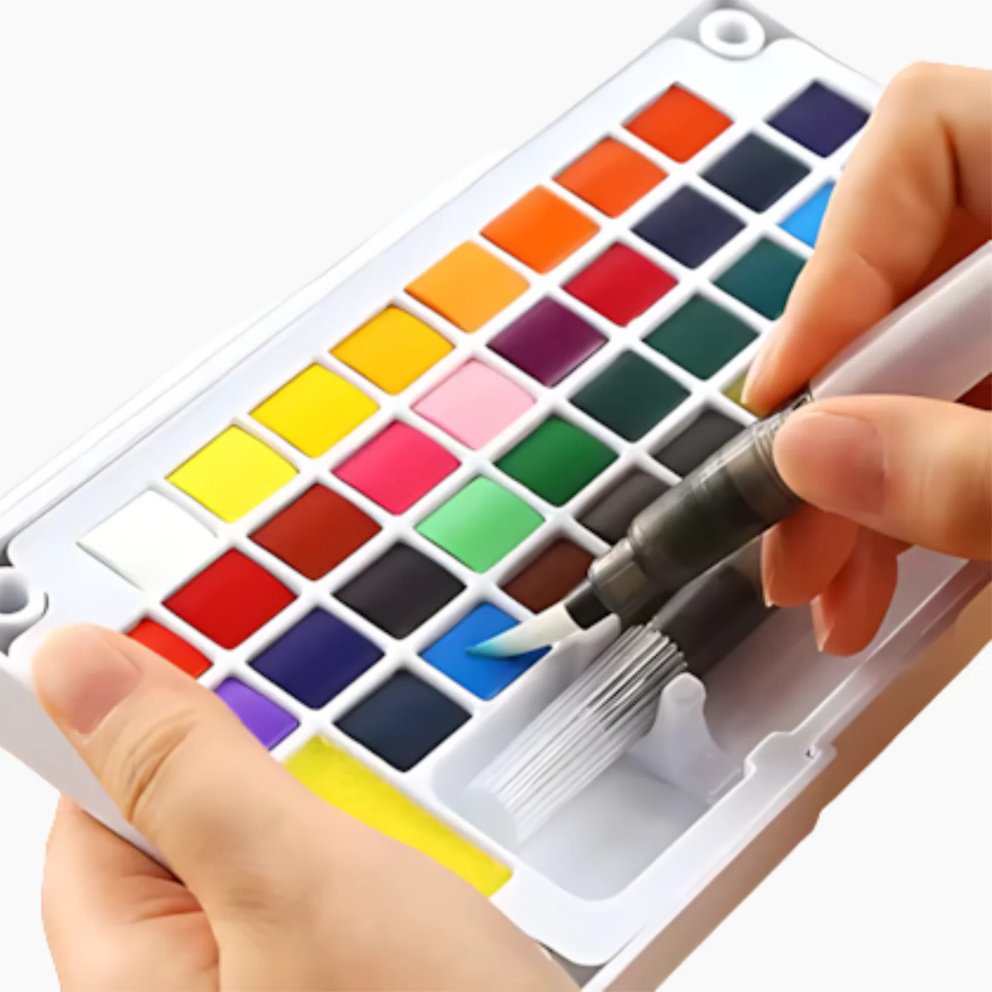 Foska Quality Solid Watercolor Paint Set - Image 5