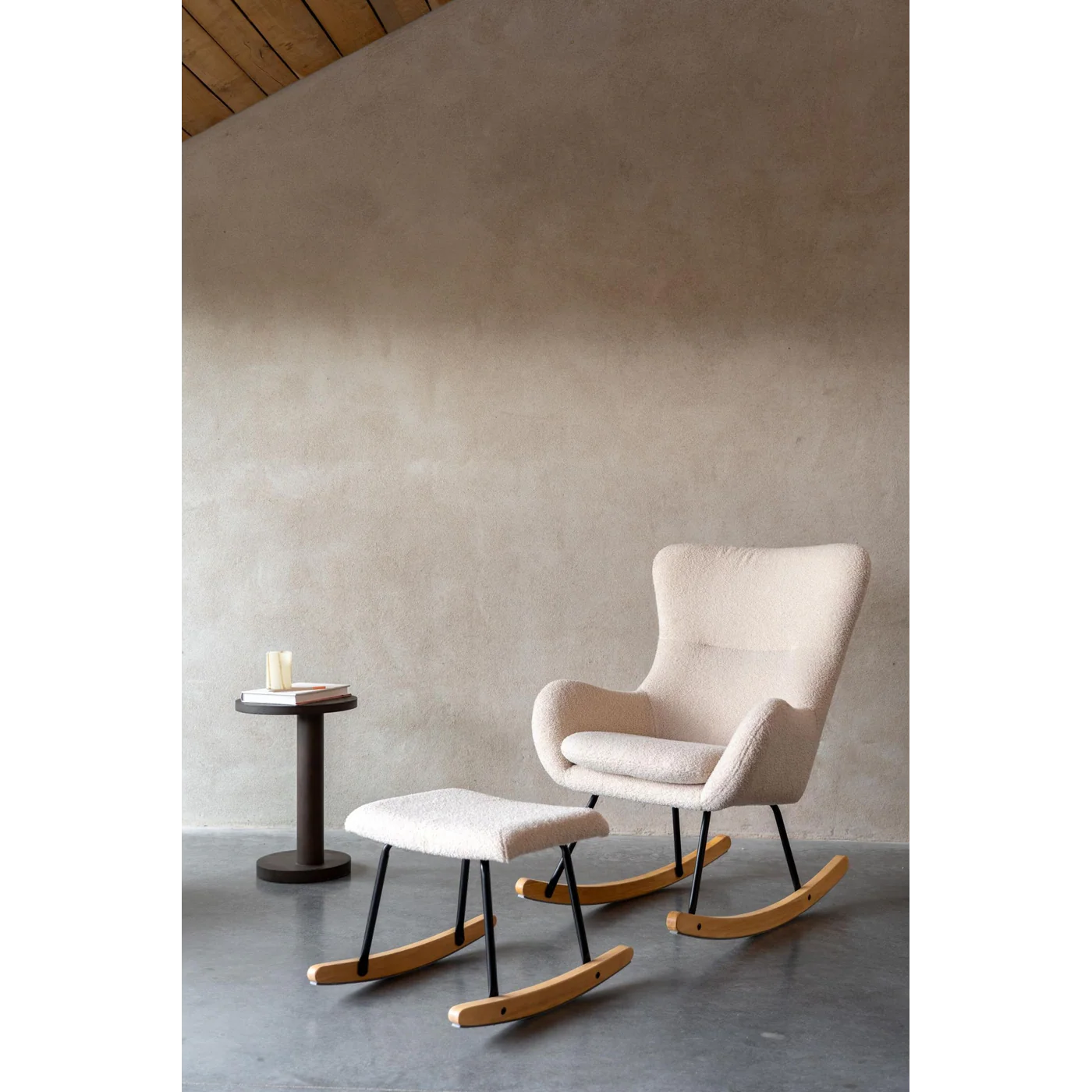 Quax Hocker Rocker Rocking Chair Basic - Nordic Cream Sheep - Image 4