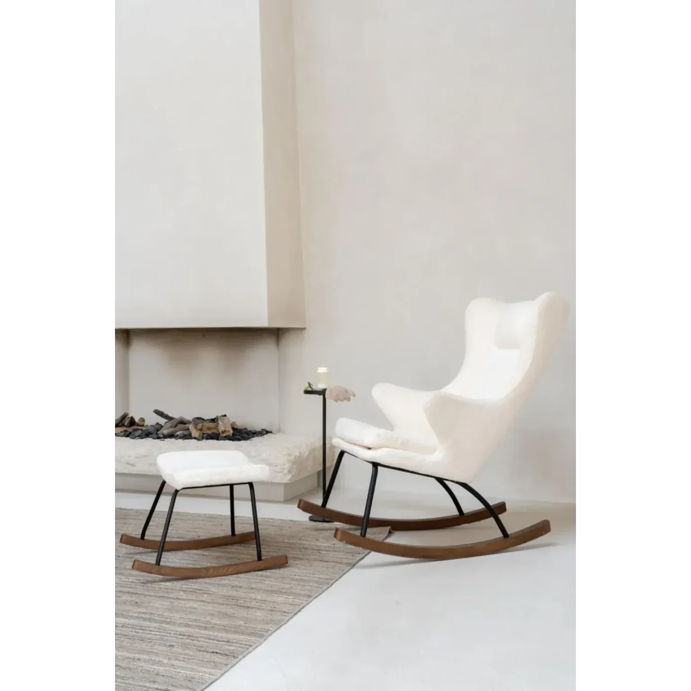 Quax Rocking Chair De Luxe Adult Cream - Image 4
