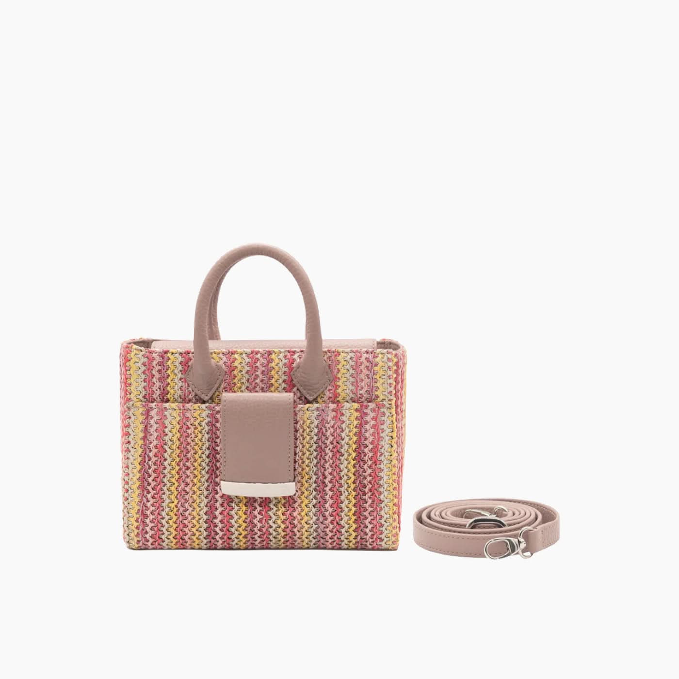 Farah Asmar Raffia Ella Mini Tote - Image 3