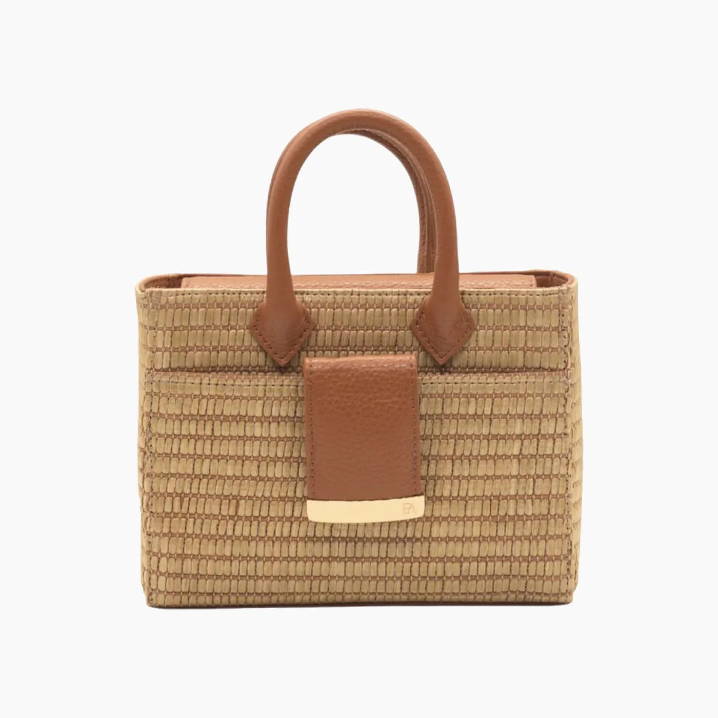 Farah Asmar Raffia Ella Mini Tote - Image 4