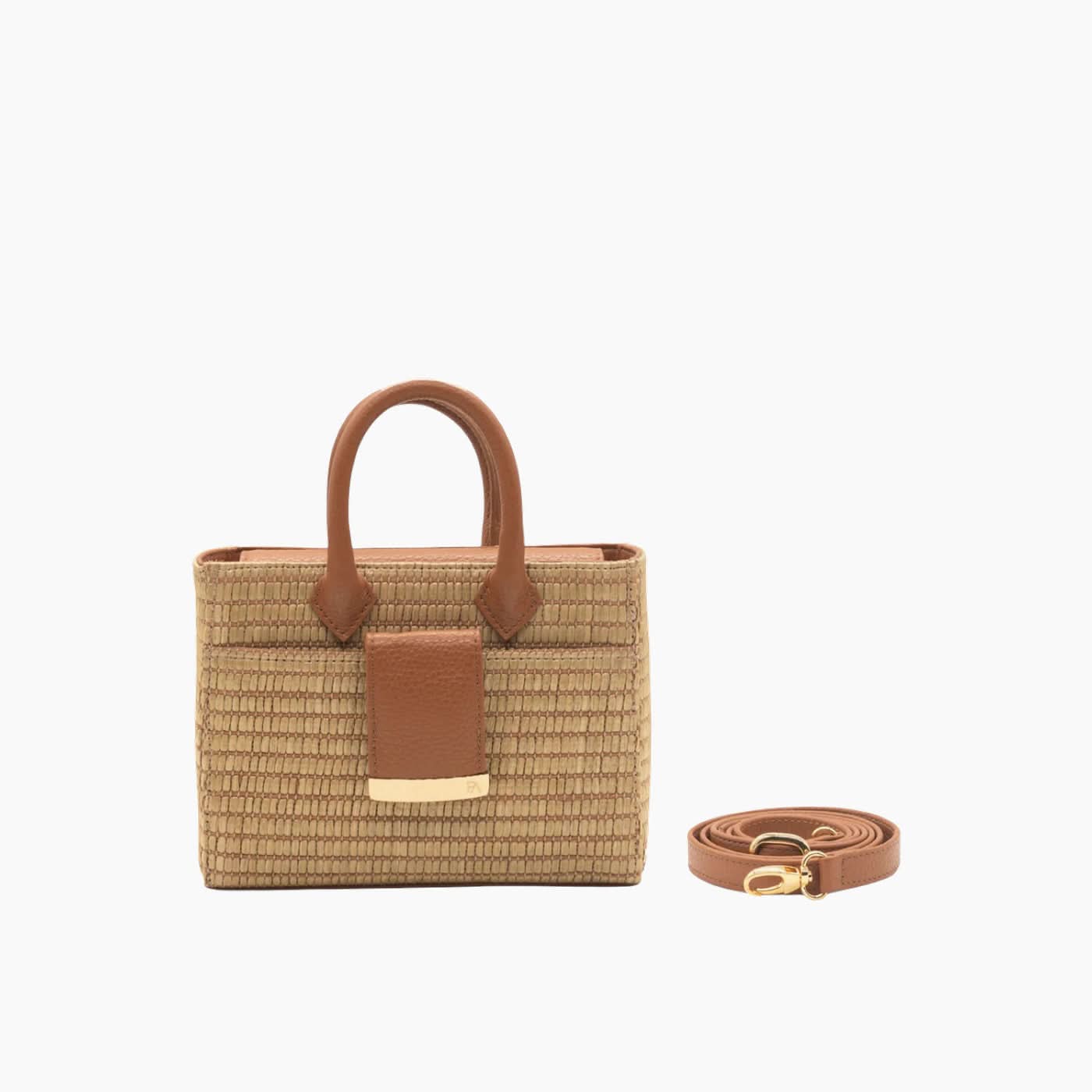 Farah Asmar Raffia Ella Mini Tote - Image 6