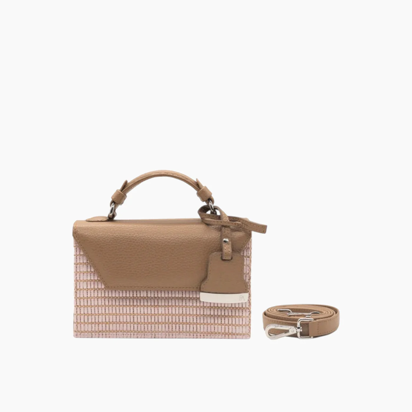 Farah Asmar Raffia Mini Cynthia Top Handle - Image 2