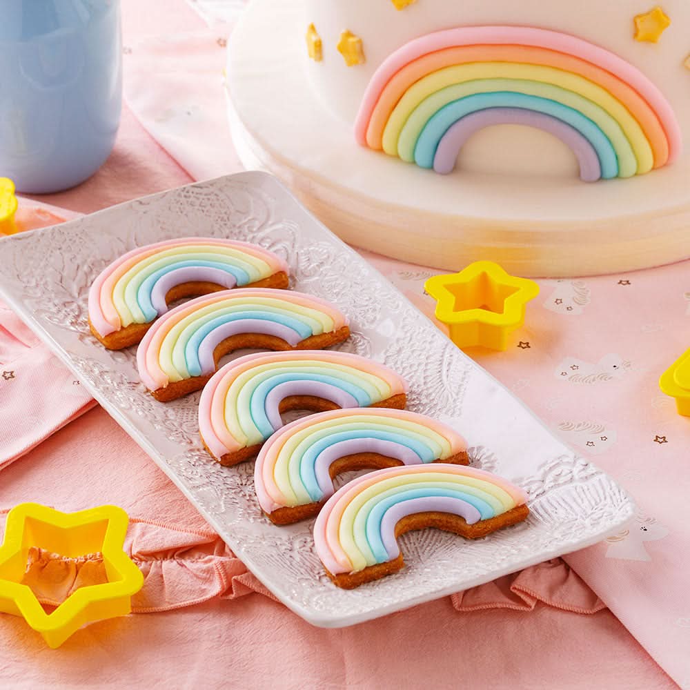 Decora Rainbow and Cloud Cookie Cutters Set - Image 4