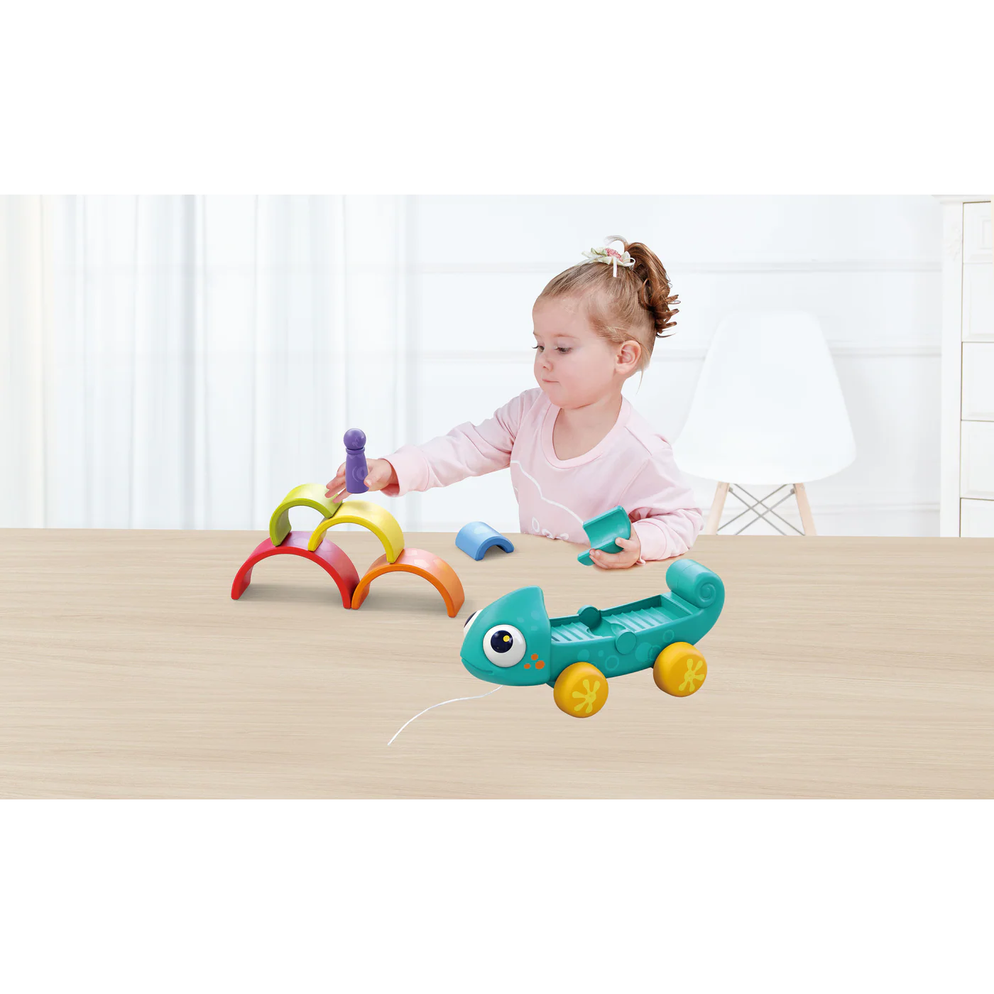 Hola Rainbow Chameleon Stacking Toy - Image 12