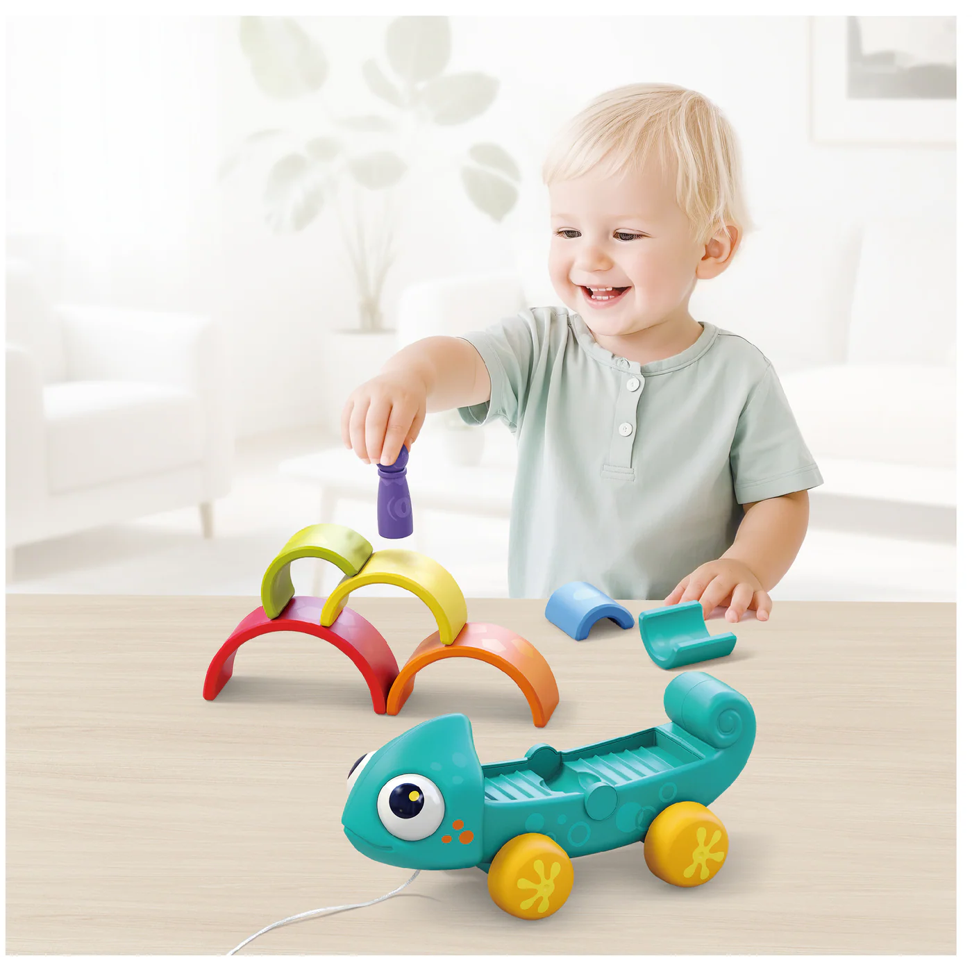 Hola Rainbow Chameleon Stacking Toy - Image 13