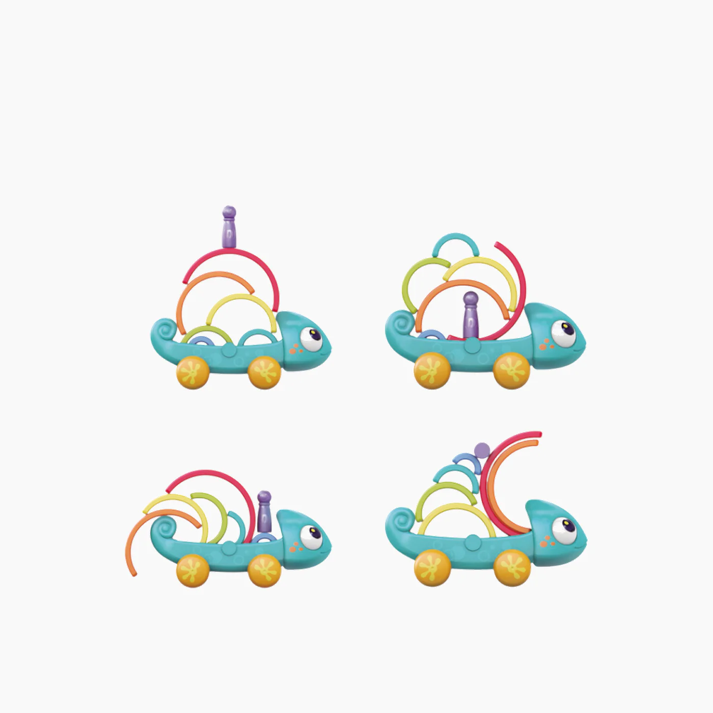 Hola Rainbow Chameleon Stacking Toy - Image 5