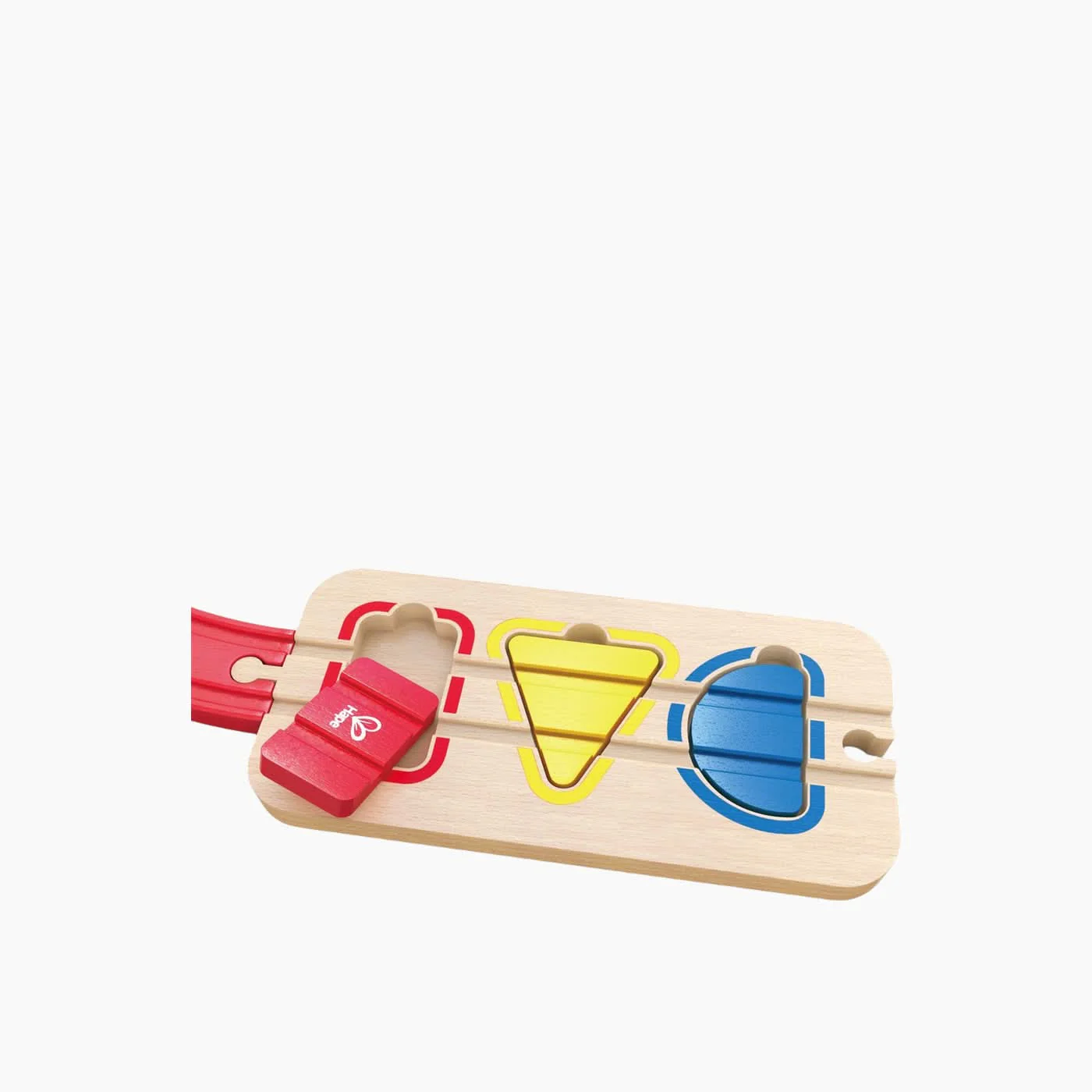 Hape Rainbow Puzzle Railway Wooden Train Set - Image 2