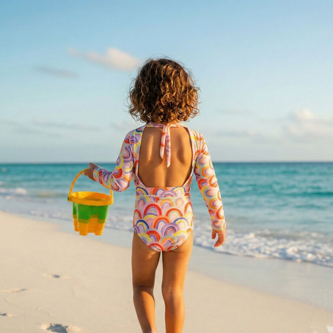 Sandy Toes Rainbow Swimsuit - Image 4