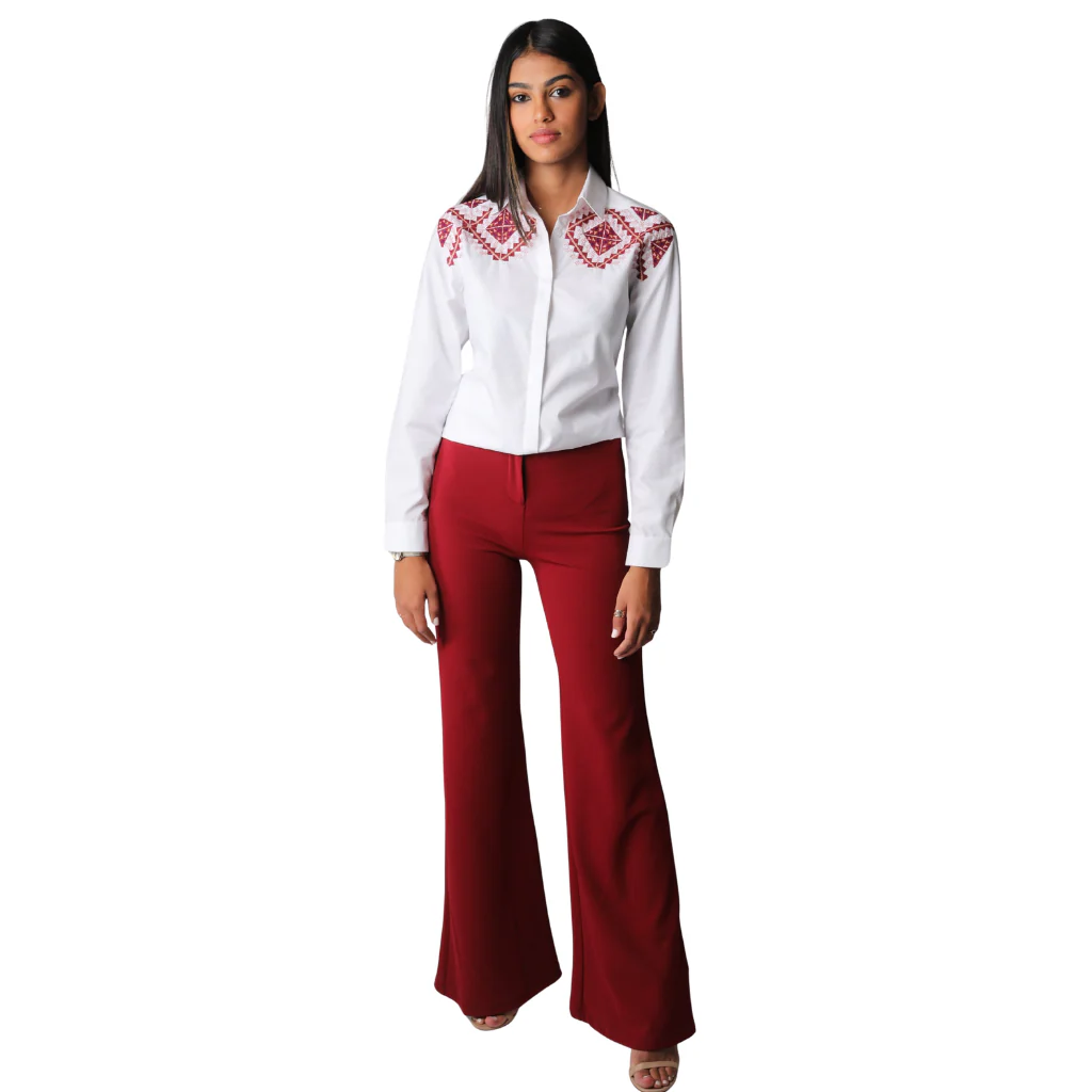 Ramz Embroidery Amulets Gaza Embroidered Shirt - Image 2