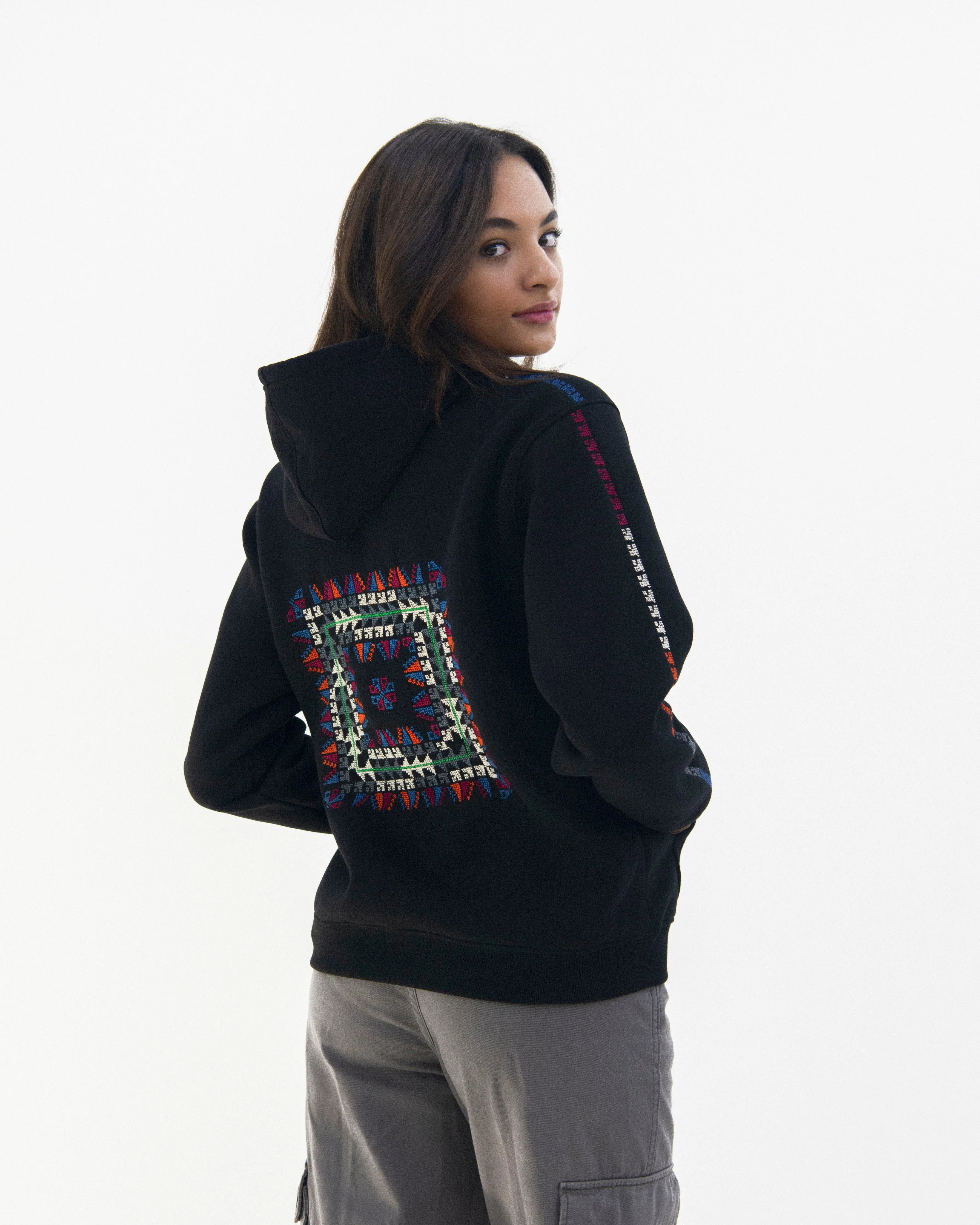 Ramz Embroidery Bedouin Bsat Bir ElSabe Embroidered Hoodie - Image 4