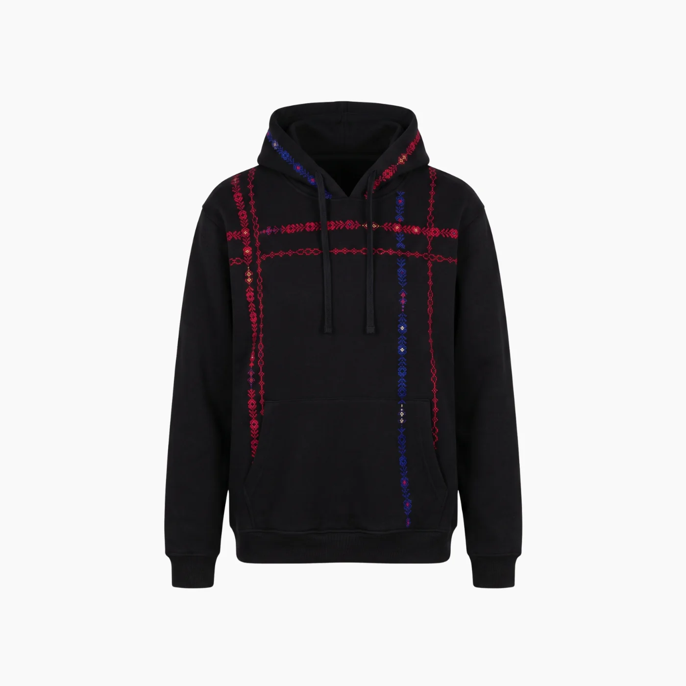 Ramz Embroidery Corset Flowers Ramallah Embroidered Hoodie
