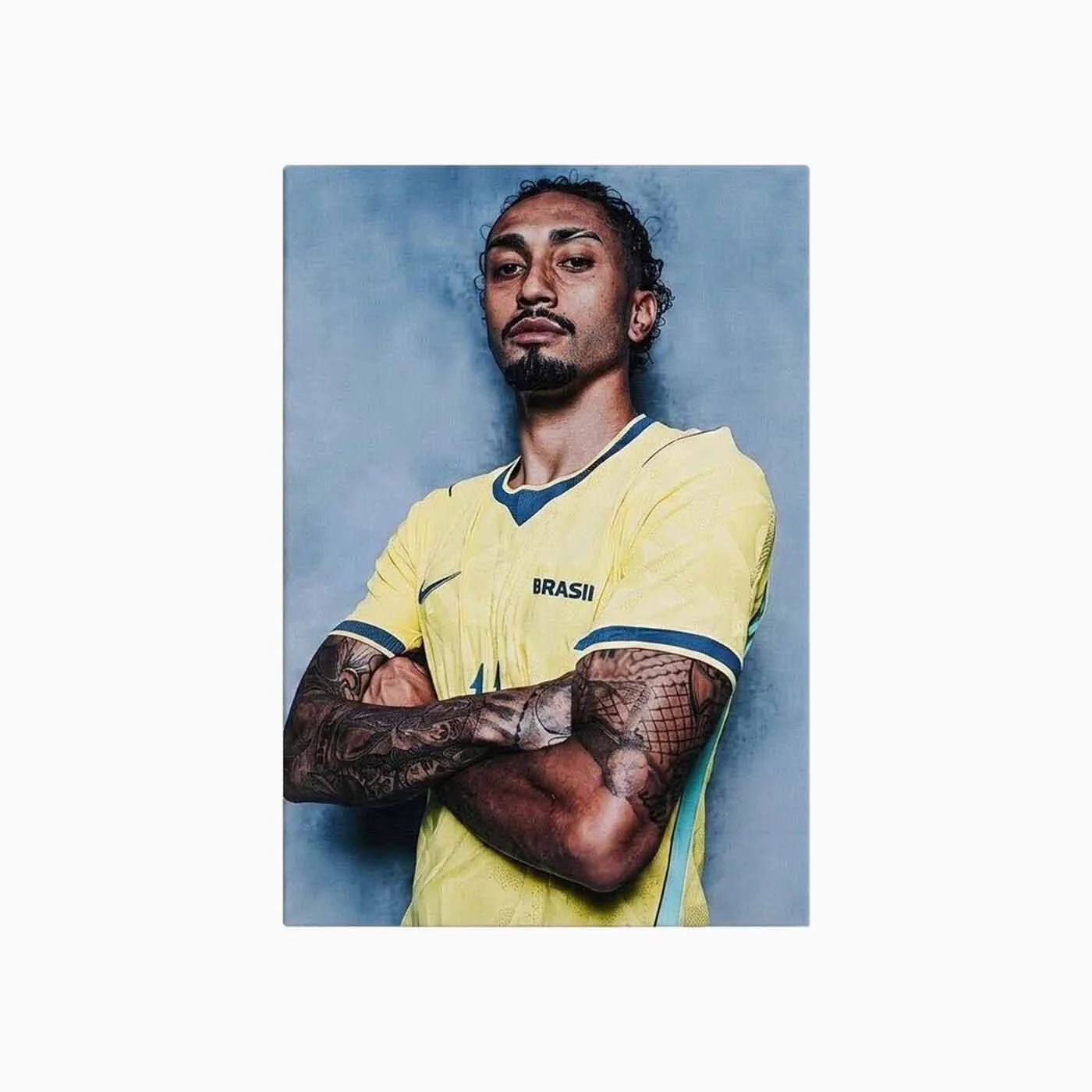 Raphinha A4 Canvas Print