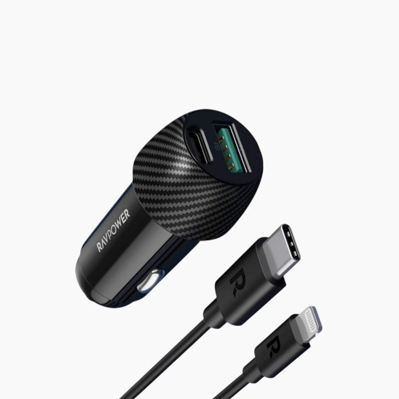 RAVPOWER Car Charger 49W 2 Ports