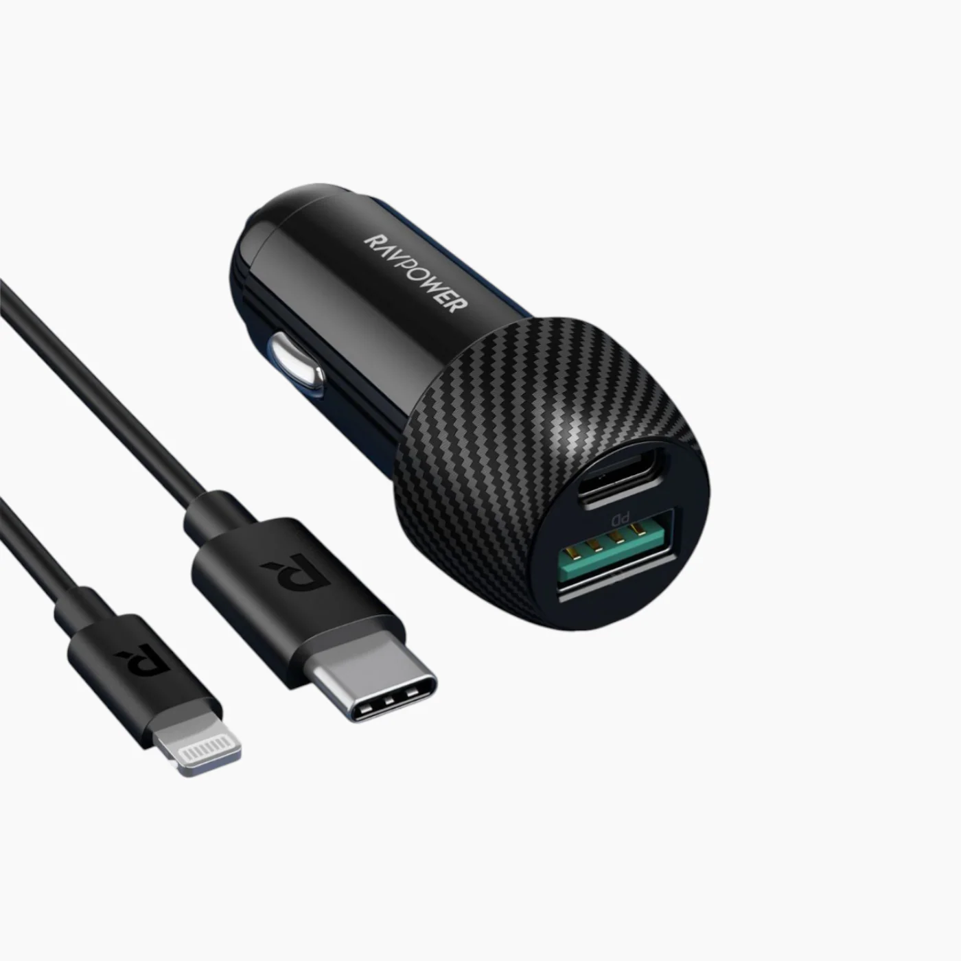 RAVPOWER Car Charger 49W 2 Ports - Image 2