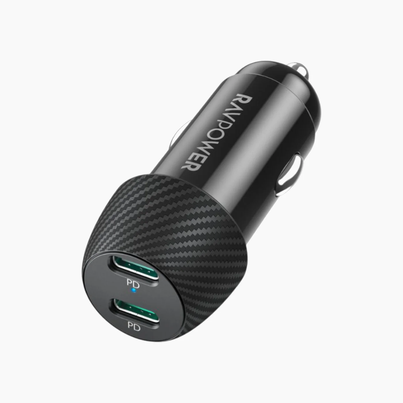 RAVPOWER Car Charger 50W 2 PD Ports - Image 2