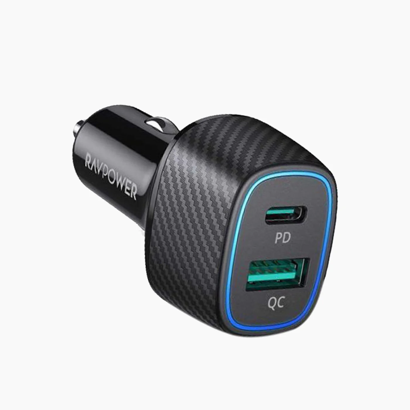 RAVPOWER Car Charger 60W Dual Port QC24W & PD36W - Image 2