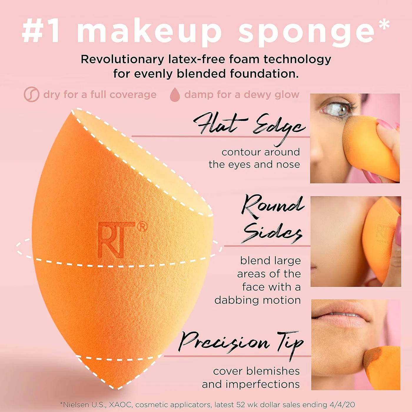 Real Technique Miracle Cleansing Sponge - Image 4