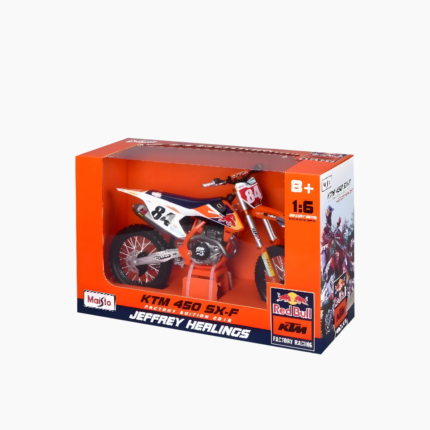 Maisto Burago Red Bull KTM Supercross SX450 (2018) 1:6 - Image 3