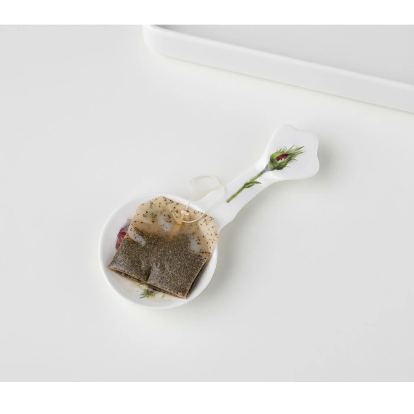 Creative Redoute Rose Tea Bag Spoon - Image 3