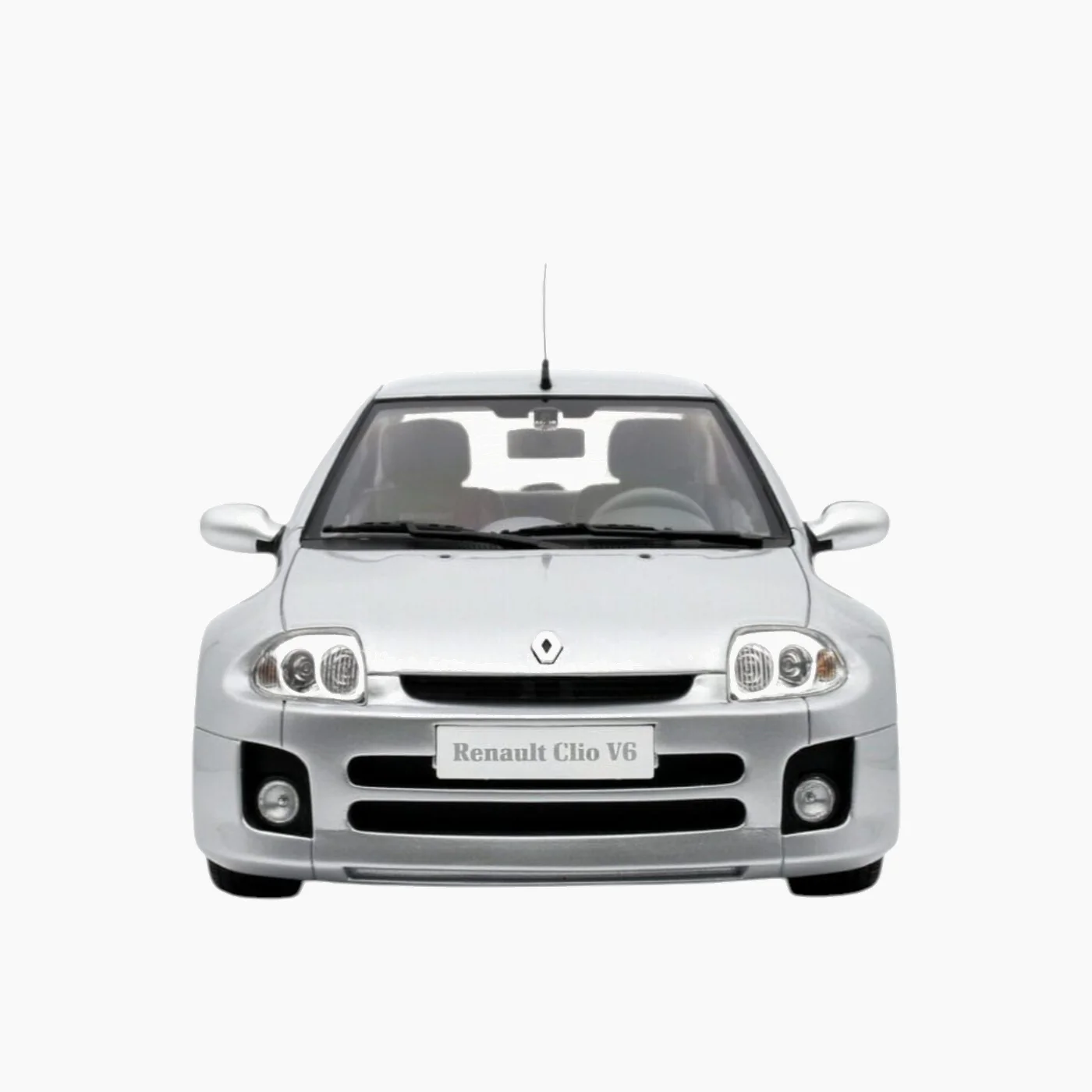 OttoMobile Renault Clio V6 Silver 1:18 Scale Model Car - Image 5
