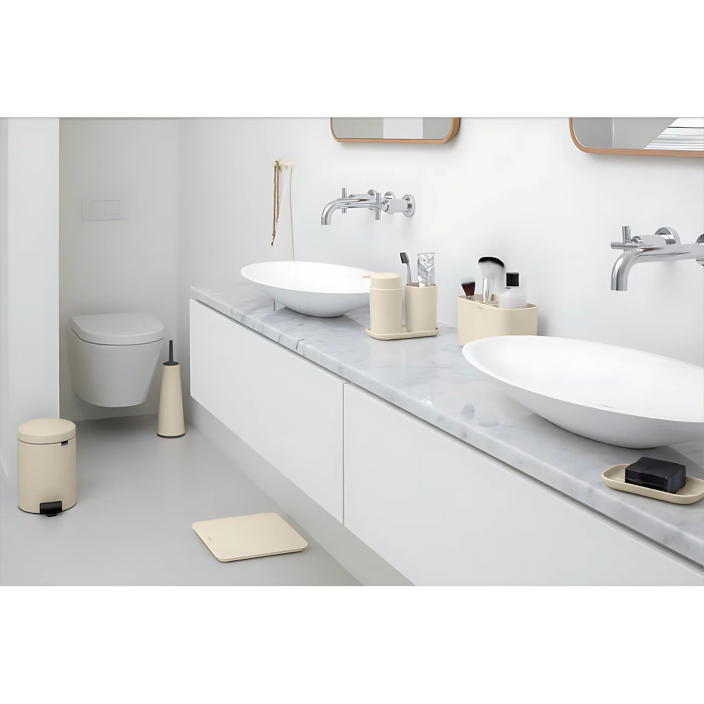 Brabantia ReNew Toilet Brush & Holder Soft Beige - Image 4