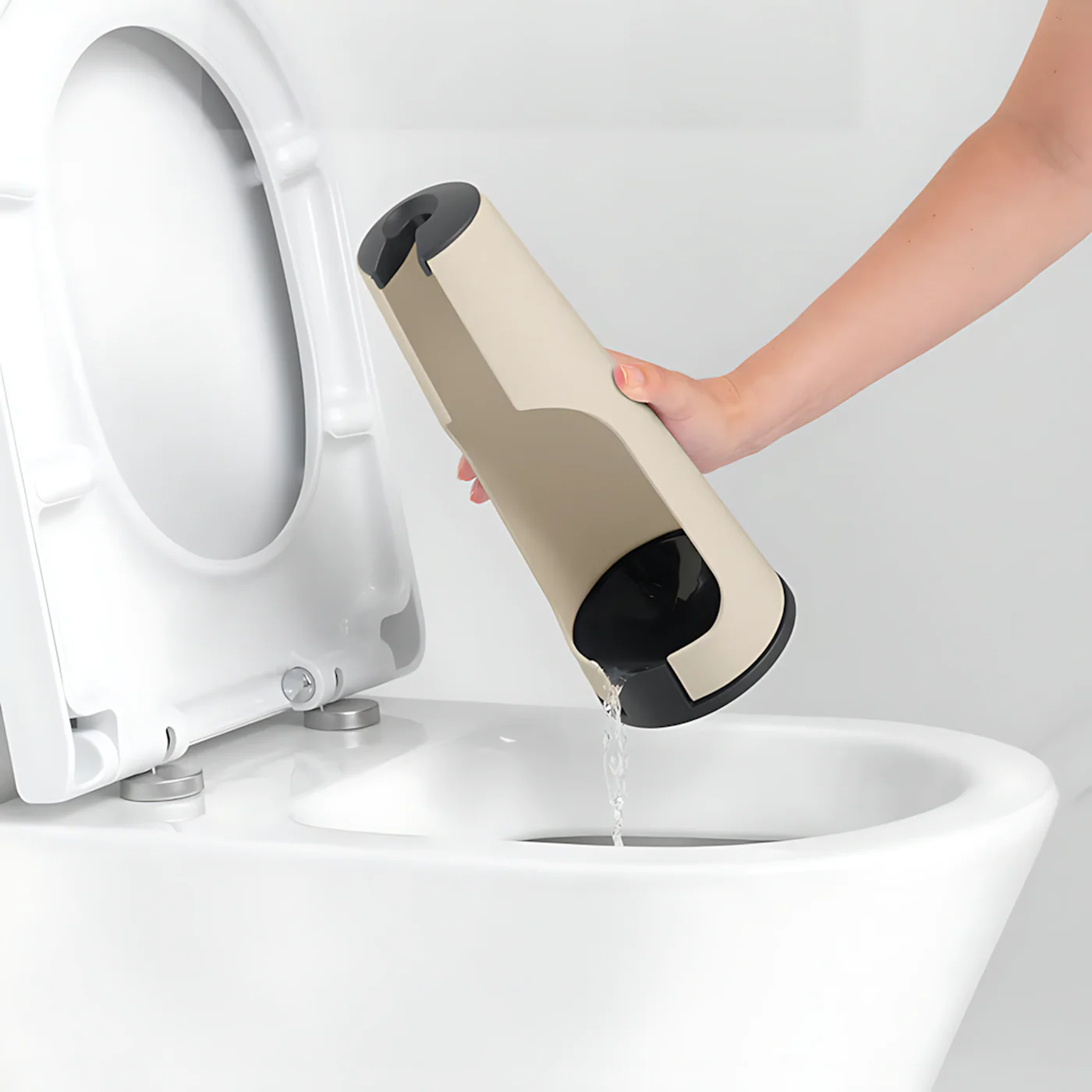 Brabantia ReNew Toilet Brush & Holder Soft Beige - Image 5