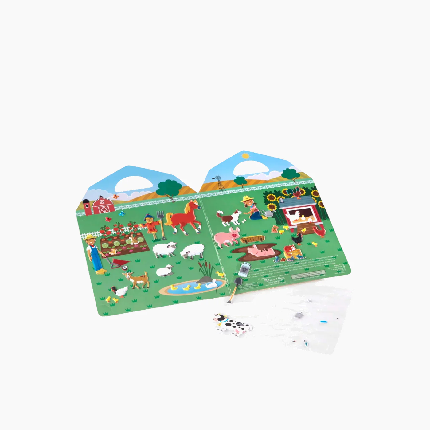 ACTIVITY PAD Reusale Puffy Sticker Farm - Image 2