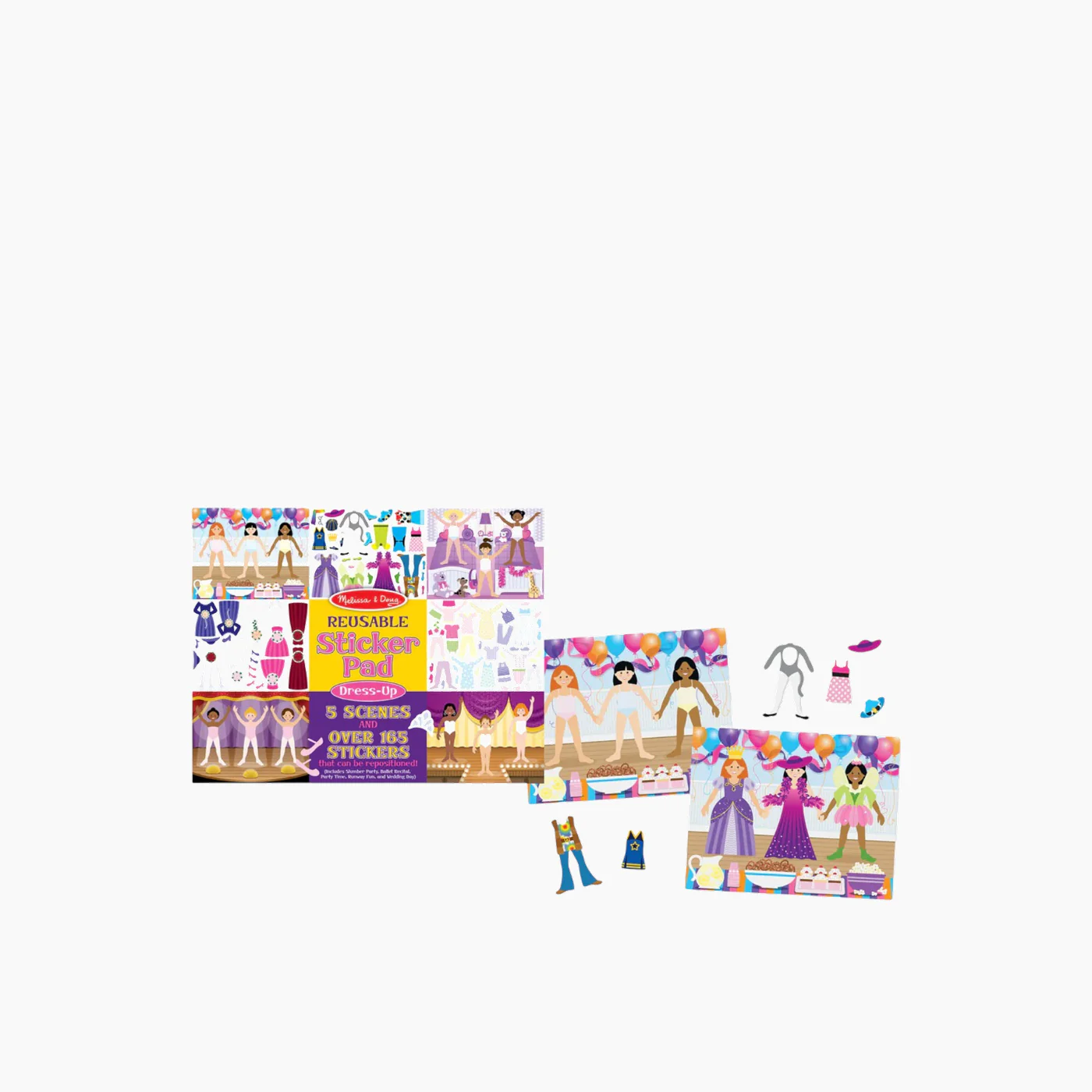 ACTIVITY PAD Reusale Sticker Pad- DresUp - Image 3
